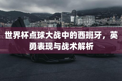 世界杯点球大战中的西班牙，英勇表现与战术解析洛阳市法福文化传播有限公司