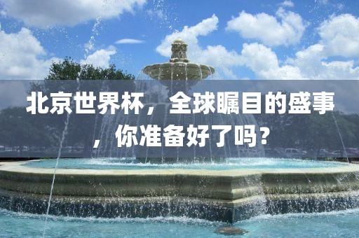 北京世界杯，全球瞩目的盛事，你准备好了吗？