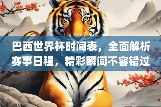 巴西世界杯时间表，全面解析赛事日程，精彩瞬间不容错过