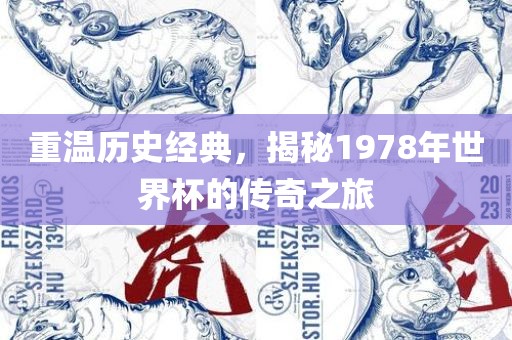 重温历史经典，揭秘1978年世界洛阳市法福文化传播有限公司杯的传奇之旅
