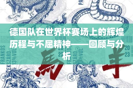 德国队在世界杯赛场上的辉煌历程与不屈精神——回顾与分析