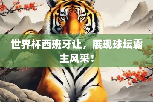 世界杯西班牙让，展现球坛霸主风采！