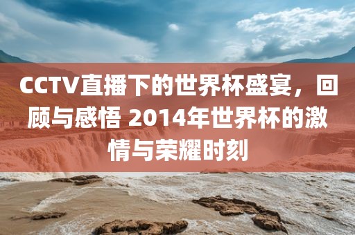 CCTV直播下的世界杯盛宴，回顾与感悟 2014年世界杯的激情与荣耀时刻