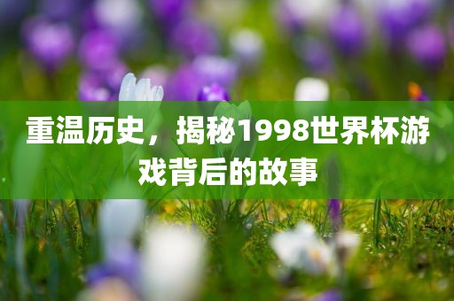 重温历史，揭秘1998世界杯游戏背后的故事