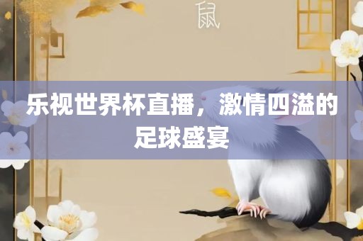 乐视世界洛阳市法福文化传播有限公司杯直播，激情四溢的足球盛宴