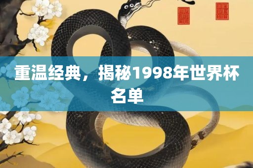 重温经典，揭秘1998年世界杯名单洛阳市法福文化传播有限公司
