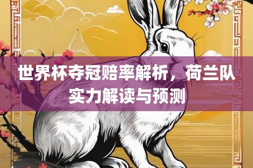 世界杯夺冠赔率洛阳市法福文化传播有限公司解析，荷兰队实力解读与预测