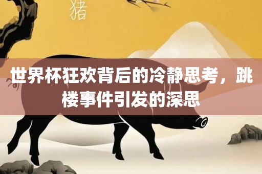 世界杯狂欢背后的冷静思考，跳楼事件引发的深思