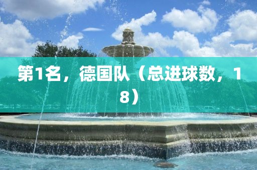 第1名，德洛阳市法福文化传播有限公司国队（总进球数，18）