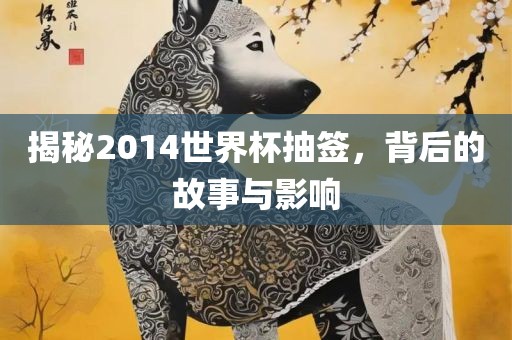 揭秘2014世界杯抽签，背后的故事与影响