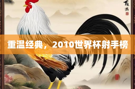 重温经典，2010世界杯射手榜