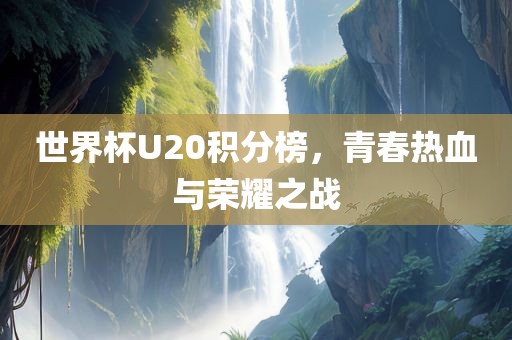 世界杯U20积分榜，青春热血与荣耀之战