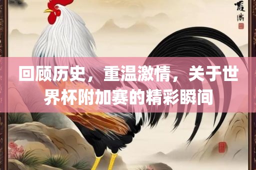 回顾历史，重温激情，关于世界杯附加赛的精彩瞬间