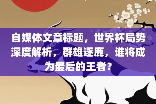 自媒体文章标题，世界杯局势深度解析，群雄逐鹿，谁将成为最后的王者？